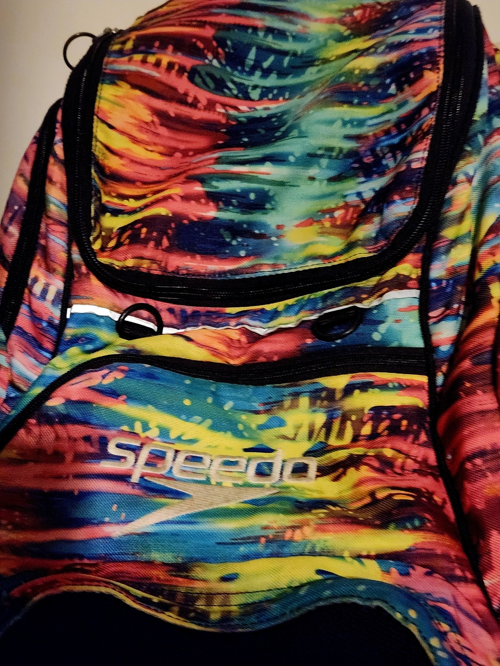 Speedo Multicolor Swirl Backpack - Picture 2 of 6